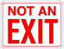 Not an exit!