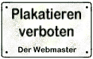 Plakatieren verboten